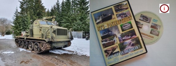 Erlebnis -/Geschenlgutschein Panzerfahrschule BAT- M & DVD