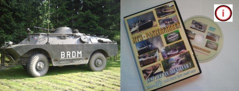 Erlebnis- / Geschenkgutschein Panzerfahrschule SPW-40 & DVD "MT's Panzerfahren"